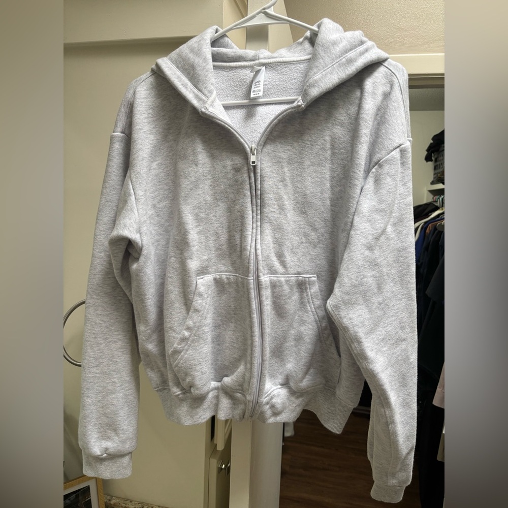 Skims classic hoodie zip up